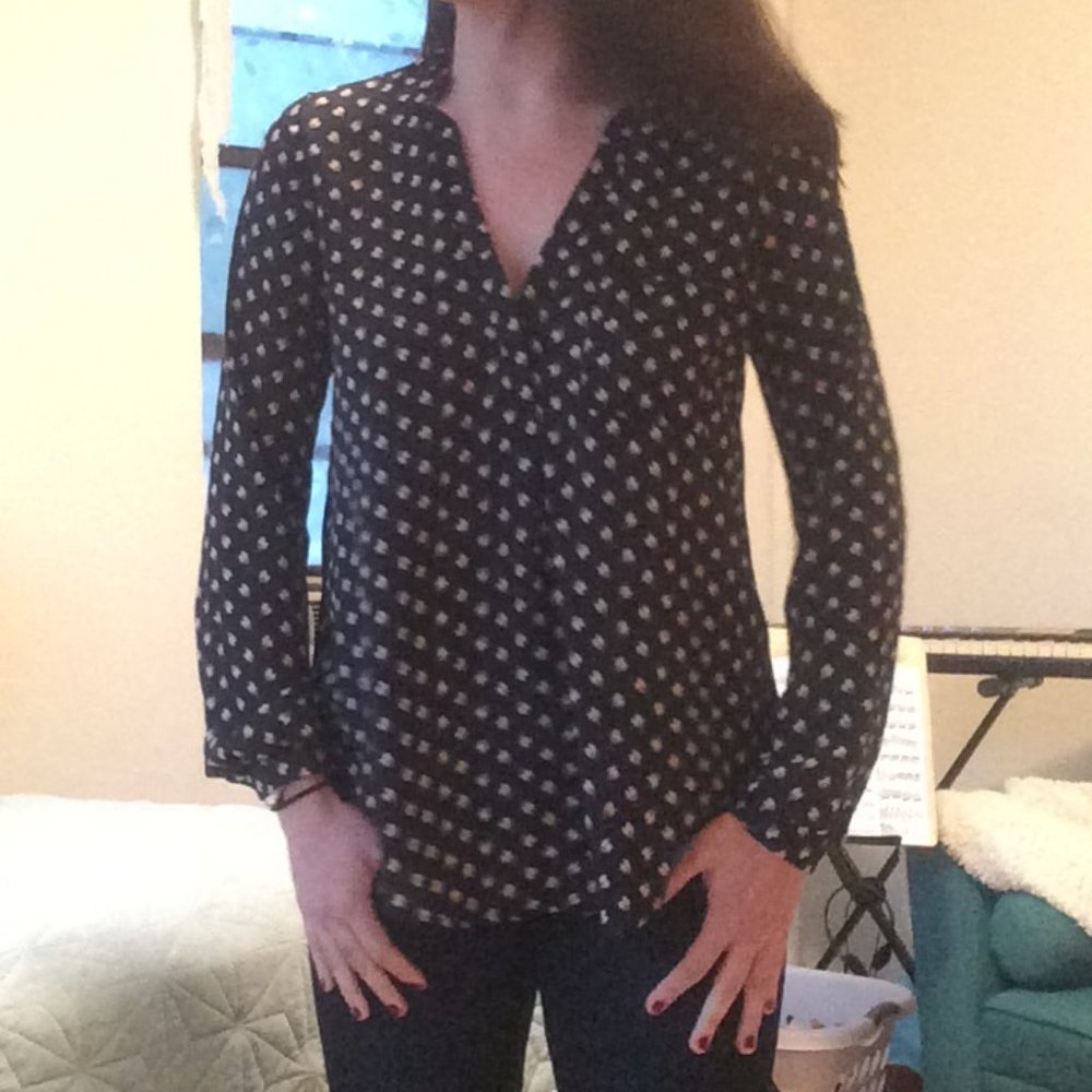Lush Button Down (hidden!) blouse